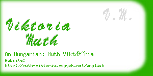 viktoria muth business card